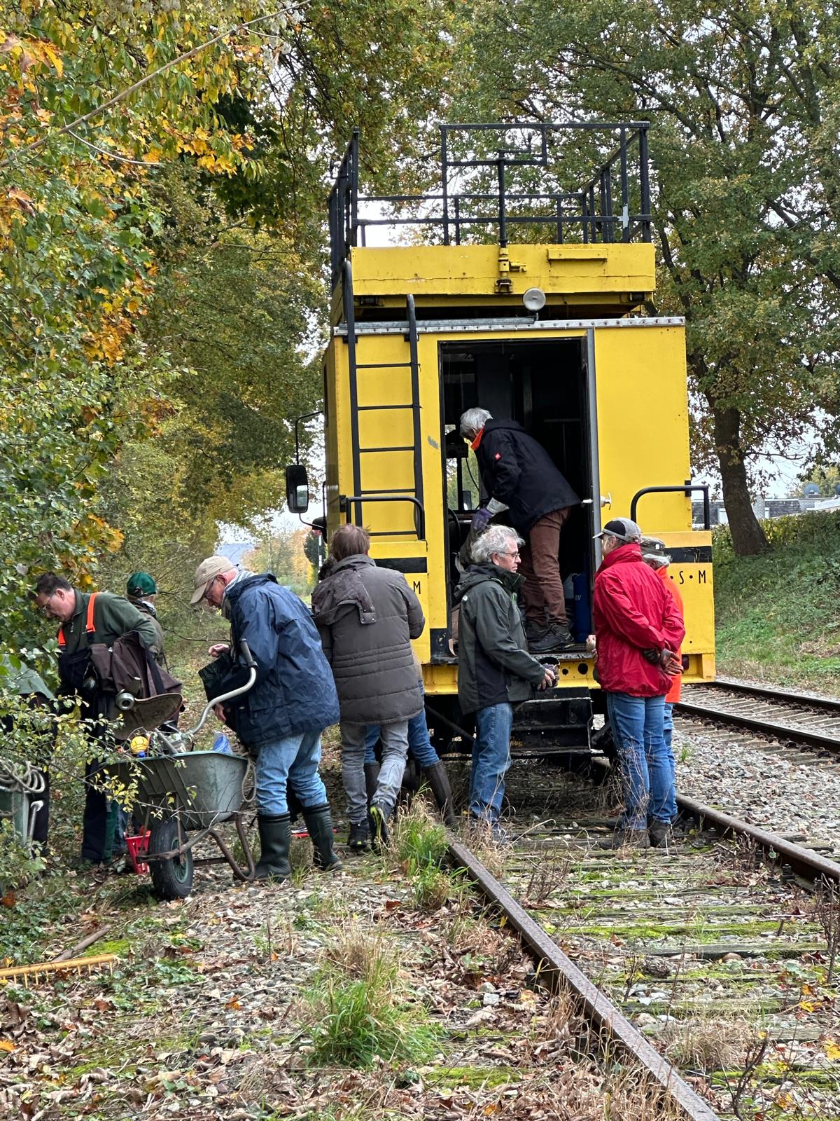 (Limburg). Foto van Margot Klingers.
Aankomst op de werkplek